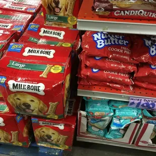 Milk-bone dog biscuit or Nutter Butter cookies anyone?