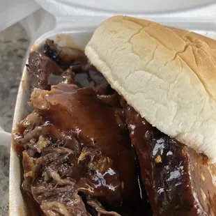 Brisket sandwich