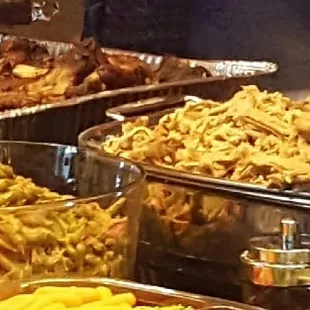 Ribs and pulled pork for a crowd
