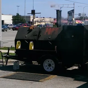 The smoker/grill.