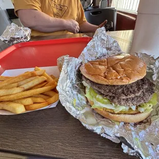 Big double no cheese