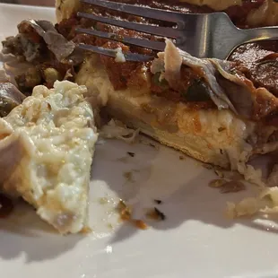 If you look at the crust, you can see that almost-translucent crust.