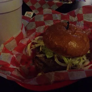 Pop's Double Meat Burger
