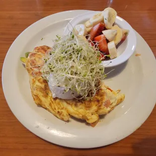 Gourmet Omelette &amp; Fruit