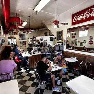Interior of the restaurant