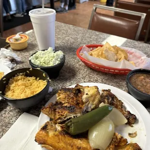 Great meal! Get the full chicken it&apos;s a better deal.
