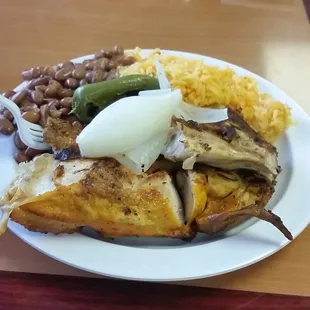 1/2 Chicken plate