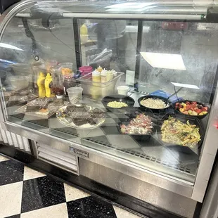 Fresh salads and sweets