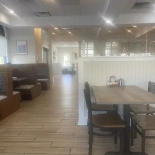 Inside diner