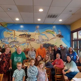 16 adults and 3 kids.....we were a lot.