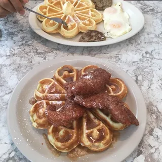 Pop's Waffle   Combo