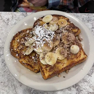 Bananas Foster French Toast   Combo