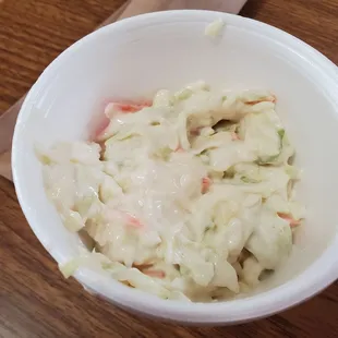Cole slaw - really mayo-ey