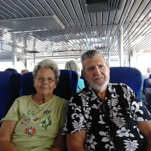 JOHN and Priscilla on the Tampa Bay ferry