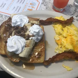 Bananas Foster French Toast   Combo
