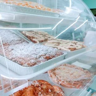 Danishes and coffee cakes