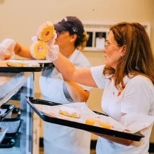 Fresh donuts every morning