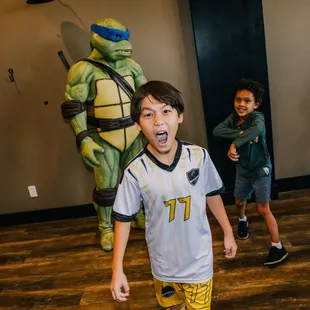When Teenage Mutant Ninja Turtles are in the house