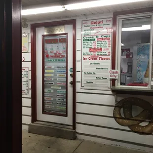 Menu - Gelato, Soft Serve, band dipped ice cream too!