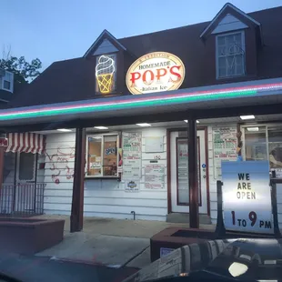 the outside of the store