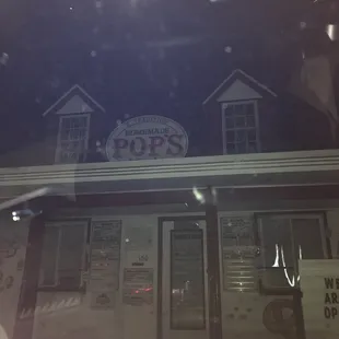 the outside of the store