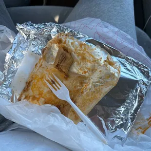 One of the tamales