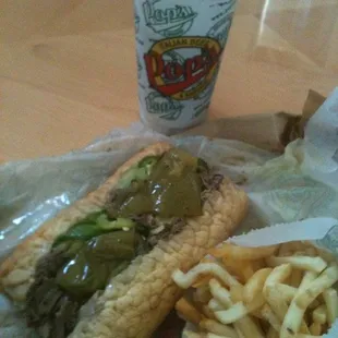 Italian beef combo