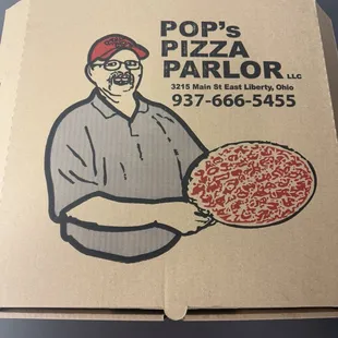 The box the pizza came in.
