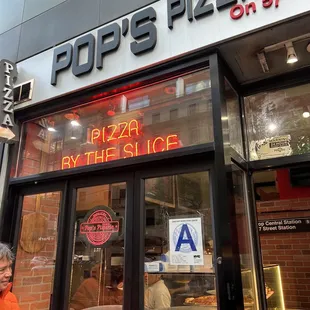 Quick, efficient, walk up window, no inside seating.