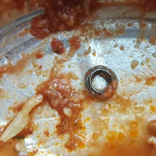 Anoth pic of the metal ring found in my food!!!