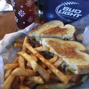 pork tenderloin sandwich on sour dough bread