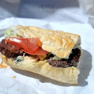 Falafel poboy