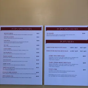Menu 05/23/22