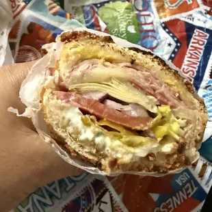 The Lancelotti on Dutch Crunch Roll. Delicious!