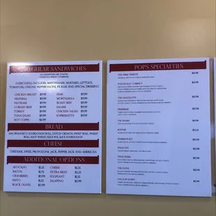 Menu 05/23/22