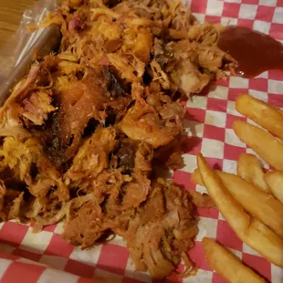Pulled pork platter
