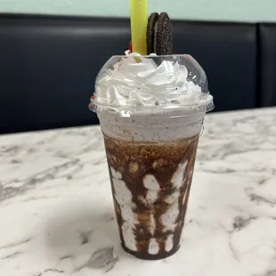 Cookies and Cream Milkshake.
