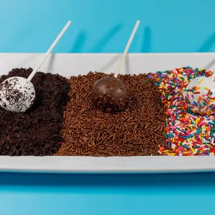 The Basic Trio: C&amp;C, Chocolate, Bday  CakePOPs