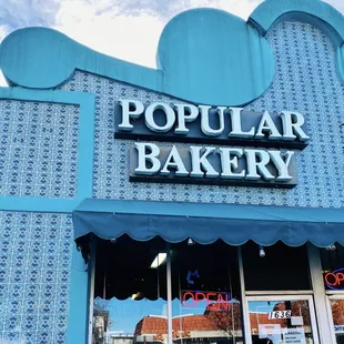 the front of the building