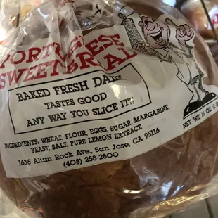 Portuguese Sweetbread