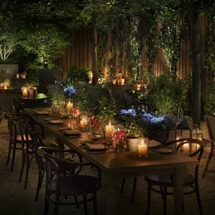 Bowery Garden - outdoor seating