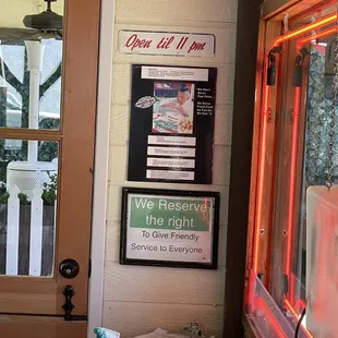 Great intent to serve food!