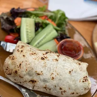 Kale &amp; Mushroom Burrito*