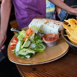 Kale &amp; Mushroom Burrito