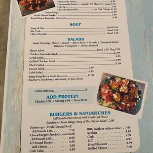 NEW MENU 4/2023