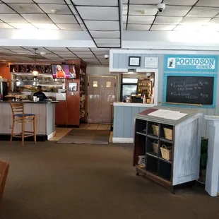 View of front and bar