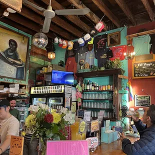 people sitting at a bar