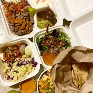 Tacos, Brian's bowl, and por que no PLATE!