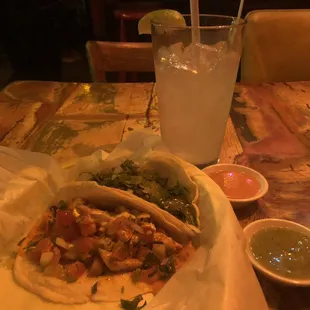 Pollo Asado Taco
