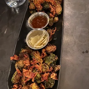 a platter of fried vegetables